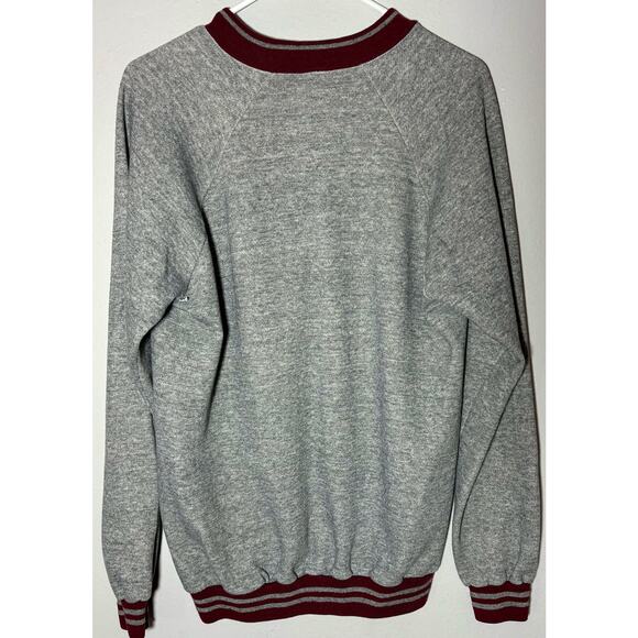 Vintage Washington Redskins NFL Gray V-Neck Sweatshirt Embroidered Logo Sz M - Picture 6 of 8